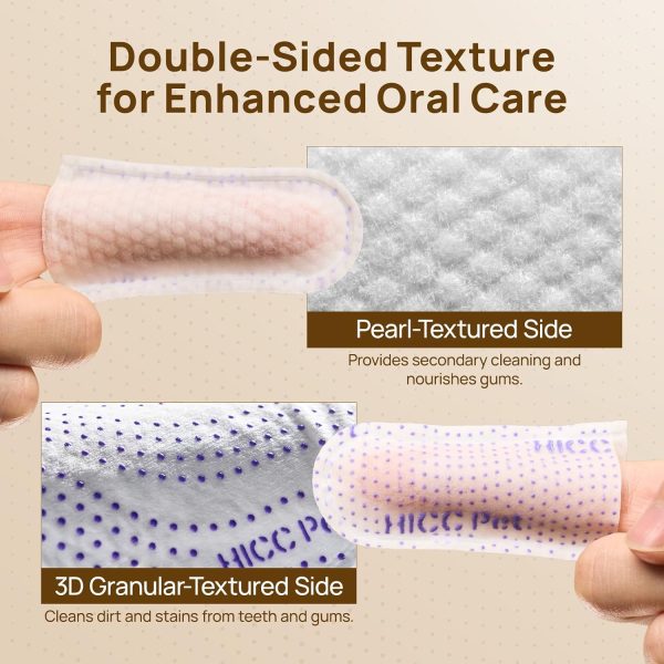 HICC PET Pet Dental Wipes Finger Toothbrush Coconut Oil-3