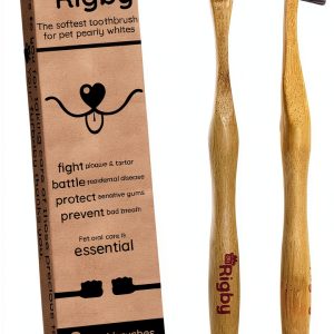 Oh Rigby Dog Toothbrush Biodegradable Ultra Soft Bristles-0