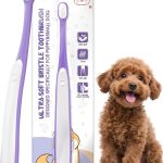 VVHOMIFE Dog Toothbrush Small Dog Toothbrush Soft Bristles-0