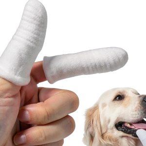 Pet Republique Fabric Finger Toothbrush Soft Design for Dogs-0