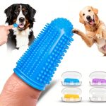 Babove Dog Finger Toothbrush Food Grade Silicone 4 Pack-0
