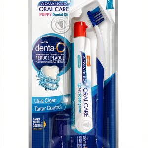 Nylabone Puppy Dental Care Kit Vet Recommended Healthy Teeth-0