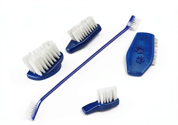 Nuogo Dog Toothbrush Dual Head Soft Bristles Pet Dental Care-2