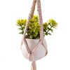 Dahey Macrame Plant Hanger Cotton Car Mirror Decor-5