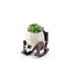 CONNOVA Smiley Face Hanging Planter Resin Garden Pot-4