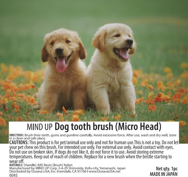 Mind Up Micro Dog Toothbrush Ultra Small Dog Dental Care-5