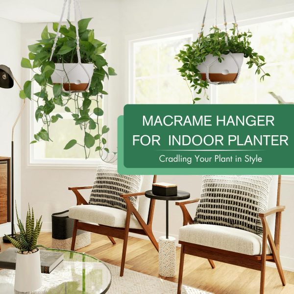 Montresor Self Watering Hanging Planter Indoor Outdoor-1