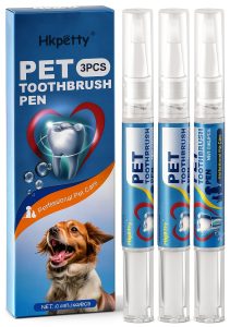 Hkpetty Dog Toothbrush Pen Plant Based Formula Fresh Breath-0