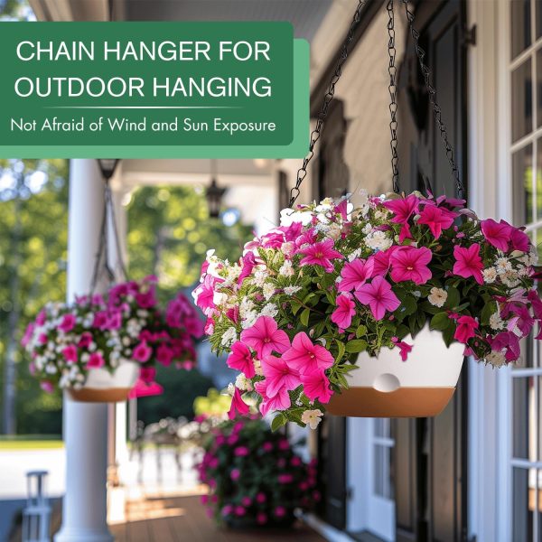 Montresor Self Watering Hanging Planter Indoor Outdoor-2