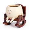 CONNOVA Smiley Face Hanging Planter Resin Garden Pot-1