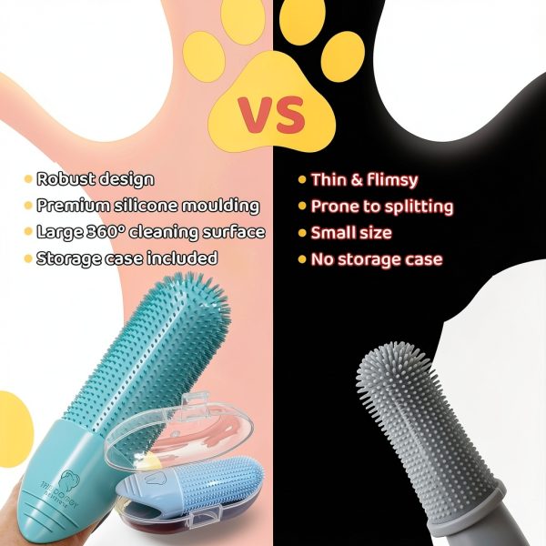 Doggy Dentists Finger Toothbrush Durable Pet Dental Care-5