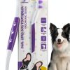 VVHOMIFE Dog Toothbrush Dual Head S Shape Handle Colors-0