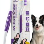 VVHOMIFE Dog Toothbrush Dual Head S Shape Handle Colors-0