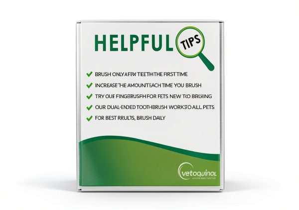 Vétoquinol Dog Toothbrush Kit Finger Brush Triple Enzyme-4