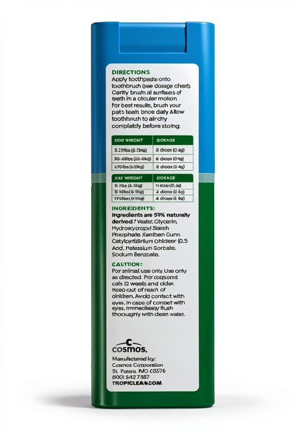 TropiClean Dog Toothbrush Kit Fresh Breath Dental Care-1