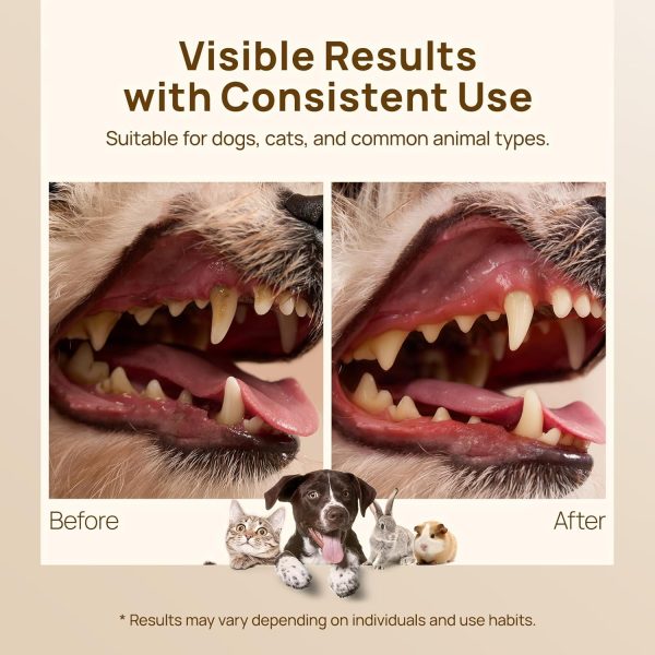 HICC PET Pet Dental Wipes Finger Toothbrush Coconut Oil-4