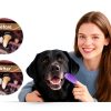 Sarnxgr Dog Finger Toothbrush Food Grade Silicone Pet Dental-1