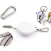 ZUZUAN Retractable Plant Hanger Wall Mount Plastic 3pack-3
