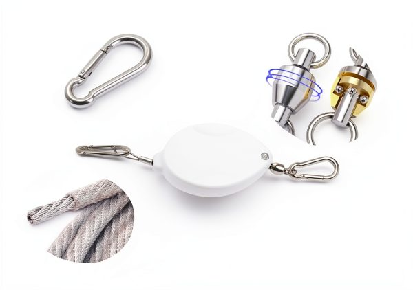 ZUZUAN Retractable Plant Hanger Wall Mount Plastic 3pack-3