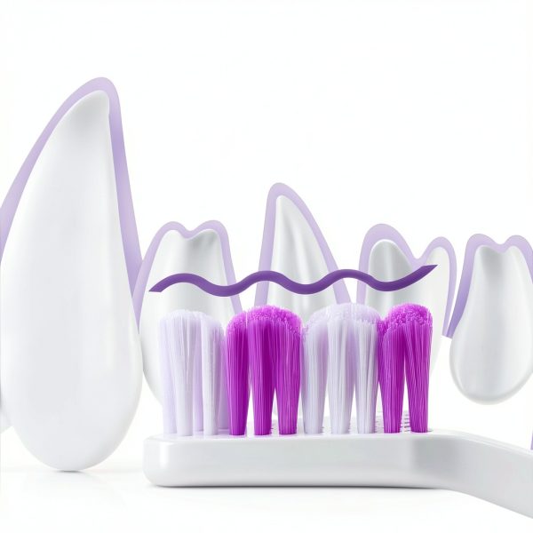 VVHOMIFE Dog Toothbrush Dual Head S Shape Handle Colors-4