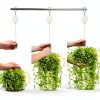 ZUZUAN Retractable Plant Hanger Wall Mount Plastic 3pack-5