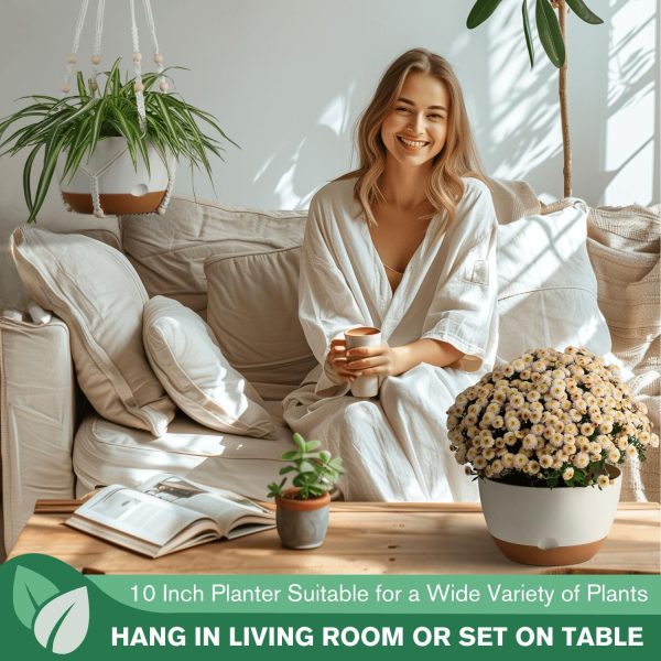 Montresor Self Watering Hanging Planter Indoor Outdoor-5