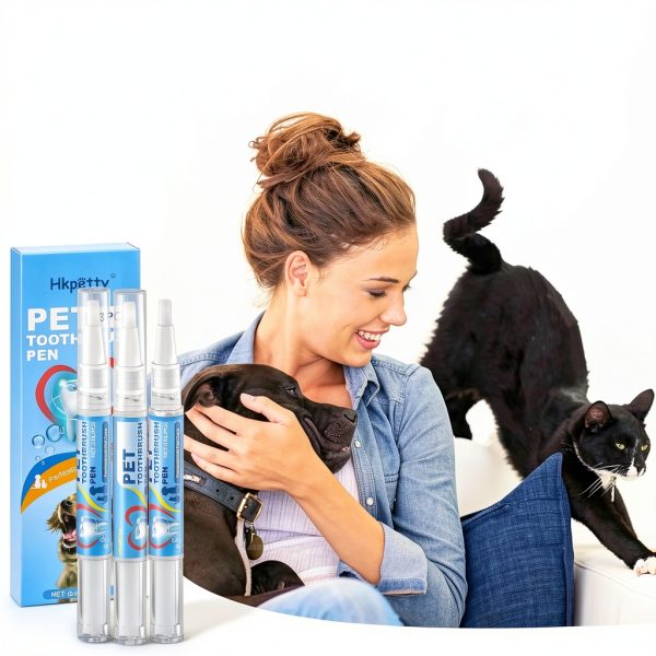 Hkpetty Dog Toothbrush Pen Plant Based Formula Fresh Breath-6