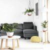Vanslogreen Hanging Planter Set 2‑Piece 8″ White Plastic Self‑Watering-6