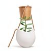 Ceramic Wall Planter Set Kazai Modern Matte Design-4