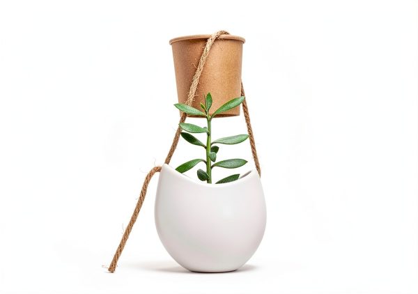 Ceramic Wall Planter Set Kazai Modern Matte Design-4