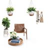 Fielda Hanging Planter Plastic Self Watering 10in-1