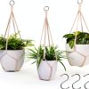 Garini Macrame Plant Hangers 3 Pack Assorted Sizes-0