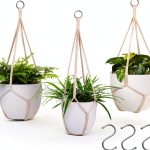 Garini Macrame Plant Hangers 3 Pack Assorted Sizes-0