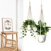 Macrame Plant Hanger Wdmxszdq Boho Cotton-2