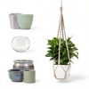 Macrame Plant Hanger Wdmxszdq Boho Cotton-3