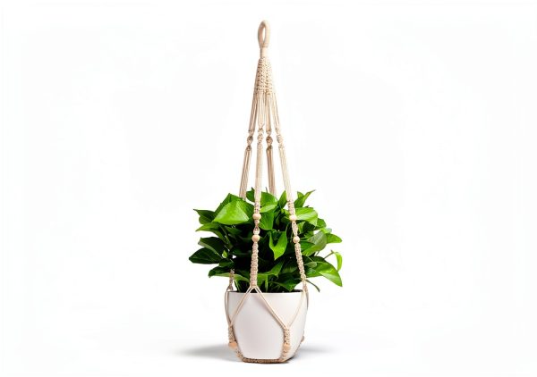Macrame Plant Hanger Wdmxszdq Boho Cotton-5