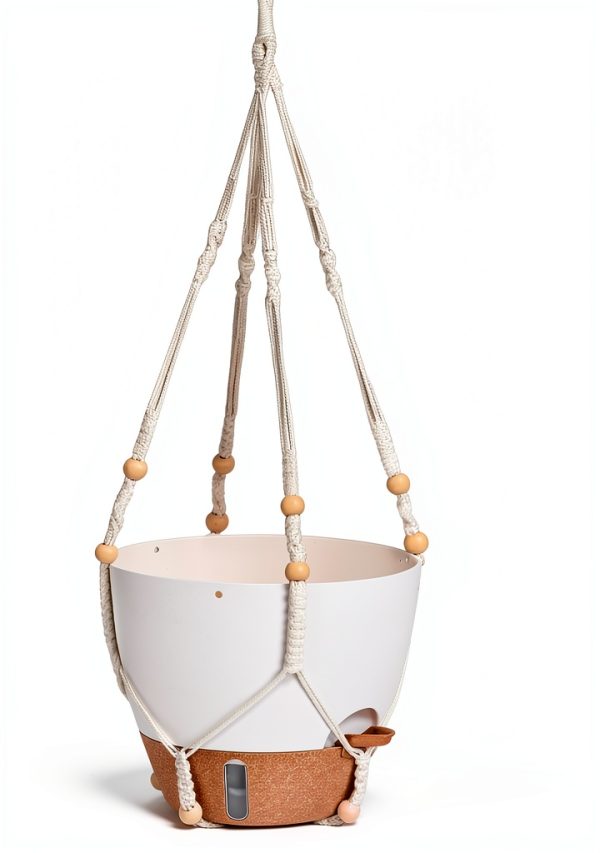Fielda Hanging Planter Plastic Self Watering 10in-7