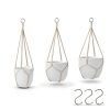 Garini Macrame Plant Hangers 3 Pack Assorted Sizes-2