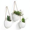 Ceramic Wall Planter Set Kazai Modern Matte Design-0