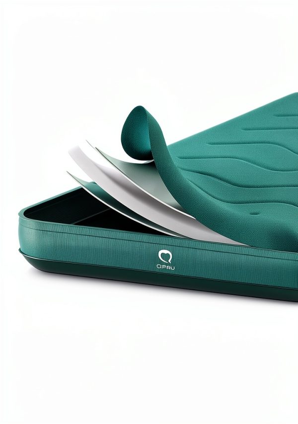 Twin Inflatable Mattress QPAU SD001 Green Twin 9" Extra Plush Foldable-3