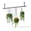 Uoveya Metal Hanging Plant Hanger 47.5in Black Wall‑Mounted Set-2