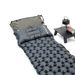 ONETIGRIS Blackcrystal Sleeping Pad, Ultralight Camping Sleeping Pad with Pillow Built-in Foot Pump Inflatable Sleeping Mat Compact for Camping Backpacking Hiking Traveling Tent-0