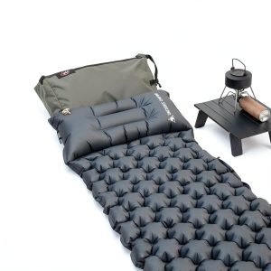 ONETIGRIS Blackcrystal Sleeping Pad, Ultralight Camping Sleeping Pad with Pillow Built-in Foot Pump Inflatable Sleeping Mat Compact for Camping Backpacking Hiking Traveling Tent-0