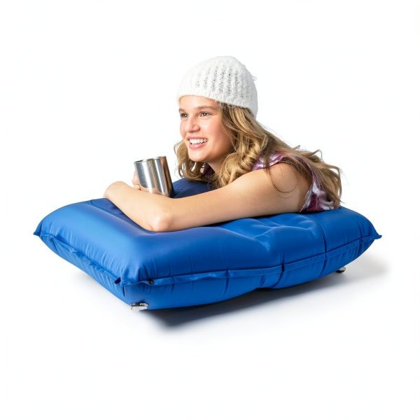Sleeping Pad, Ultralight Thicken Inflatable Sleeping Pad for Camping, Built-in Pump, Great for Camping, Hiking, Carry Bag, Repair Kit, Compact & Lightweight Air Mattress(Blue)-1