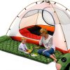 Ultra-Light Inflatable Sleeping Pad MEI&CO Green with Pillow and Pump-3