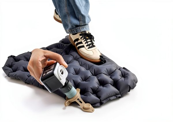 ONETIGRIS Blackcrystal Sleeping Pad, Ultralight Camping Sleeping Pad with Pillow Built-in Foot Pump Inflatable Sleeping Mat Compact for Camping Backpacking Hiking Traveling Tent-2