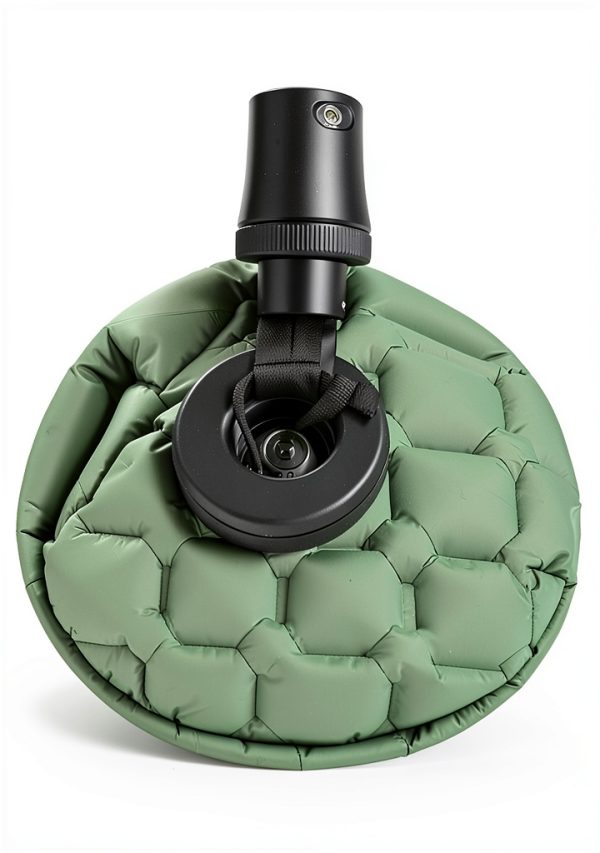 Ultra-Light Inflatable Sleeping Pad MEI&CO Green with Pillow and Pump-5