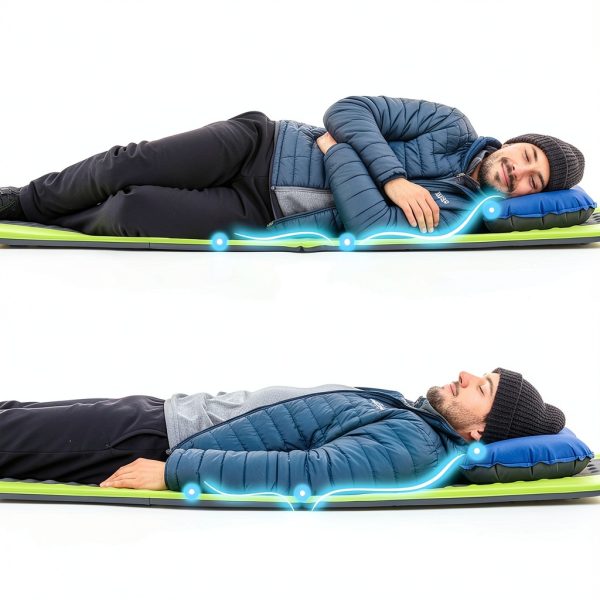 Gear Doctors Oxylus Self Inflating Sleeping Pad 4.3 R Value 1.5" Thick-5