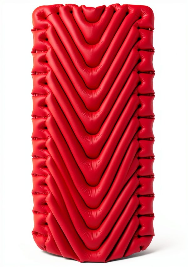 Klymit Insulated Static V Luxe Inflatable Sleeping Pad Red 3 Inch-2