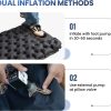 ONETIGRIS Blackcrystal Sleeping Pad, Ultralight Camping Sleeping Pad with Pillow Built-in Foot Pump Inflatable Sleeping Mat Compact for Camping Backpacking Hiking Traveling Tent-3
